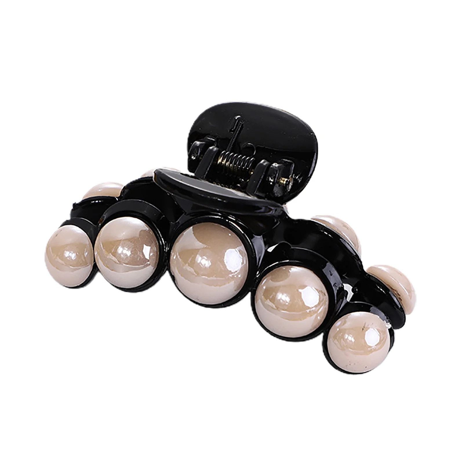 CXDa Long Strong Claws Plastic Hair Claw Big Faux Pearls Hair Clip Styling Accessories | Walmart (US)