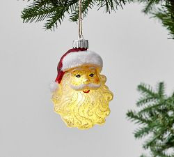 Lit Mercury Santa Ornament | Pottery Barn (US)