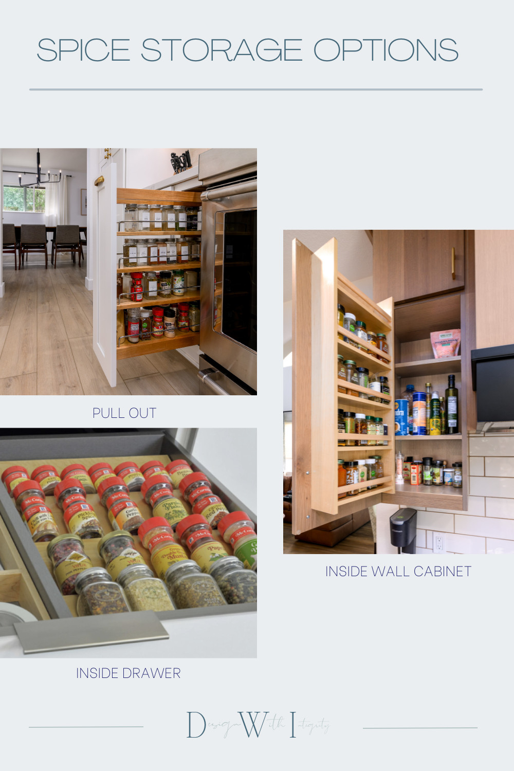 Tired of digging through cabinets to find your spices? From pull-out spice racks to inside-drawer organizers and hidden cabinet storage, our custom cabinetry options help keep your kitchen organized and your cooking essentials within easy reach.

When you remodel with our full-service design-build team, we don’t just focus on the look — we help design smart storage solutions that simplify daily life.

Love organized spaces? Save this for your kitchen remodel inspiration!

#SpiceStorage #KitchenOrganization #CustomCabinetry #SmartStorage #KitchenRemodel #DesignBuild #FullServiceRemodel #LTKHome #LTKKitchen #KitchenInspo #OrganizedKitchen #SpiceRack #DrawerOrganization #CabinetryDesign #KitchenGoals #CaliforniaHomes #InteriorDesign #KitchenUpdate #CustomStorage #KitchenPlanner #HomeRenovation #FunctionalKitchen #DreamKitchen 

 #LTKHome