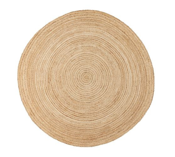 Haven Round Jute Braided Rug | Pottery Barn (US)