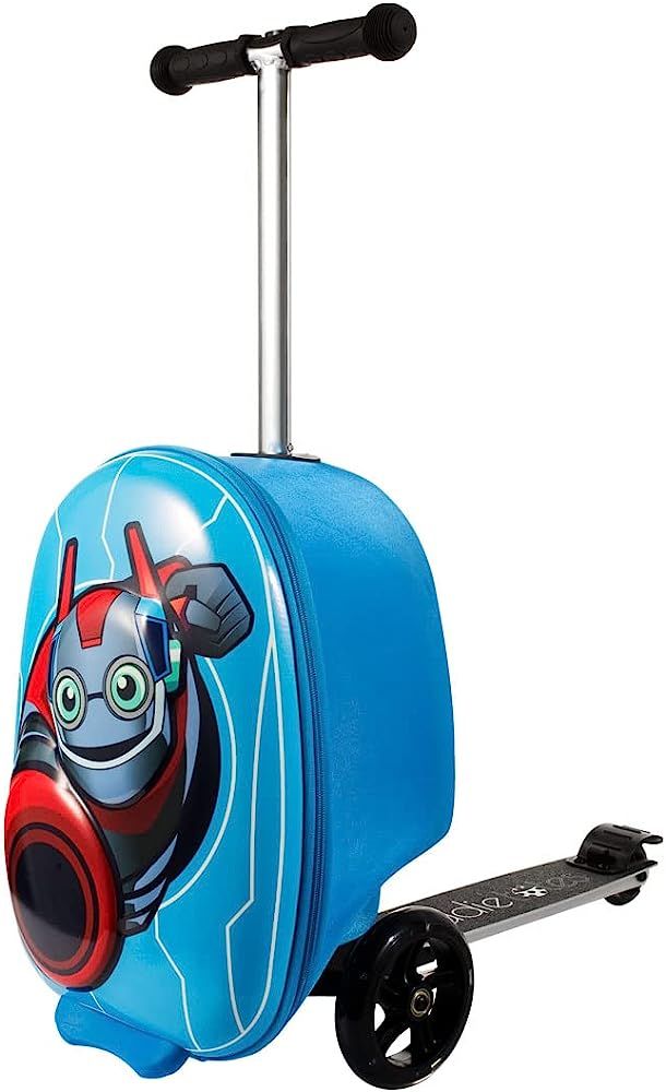 Kiddietotes 3-D Hardshell Ride On Suitcase Scooter for Kids - Cute Lightweight Kids Carry-On Lugg... | Amazon (US)