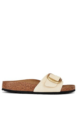 Madrid Big Buckle Sandal in Ecru | Revolve Clothing (Global)