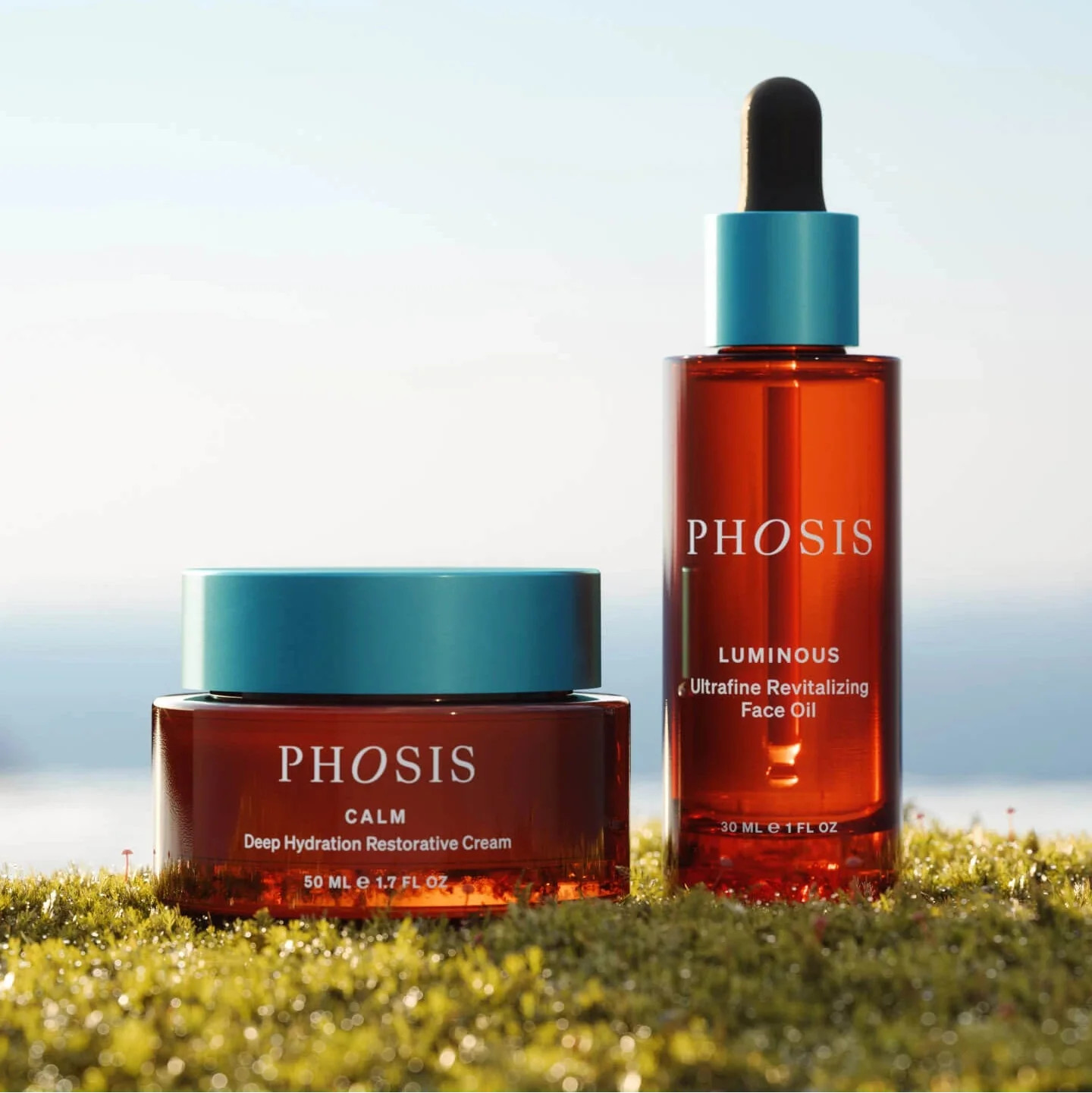 Perimenopause and Menopause Skincare Set - Calm Cream and Luminous Oil | Phosis