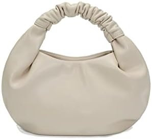 Mini Hobo Tote Bags for Women Soft Leather Clutch Purses for Women Cloud-Shaped Top Handle Bags | Amazon (US)