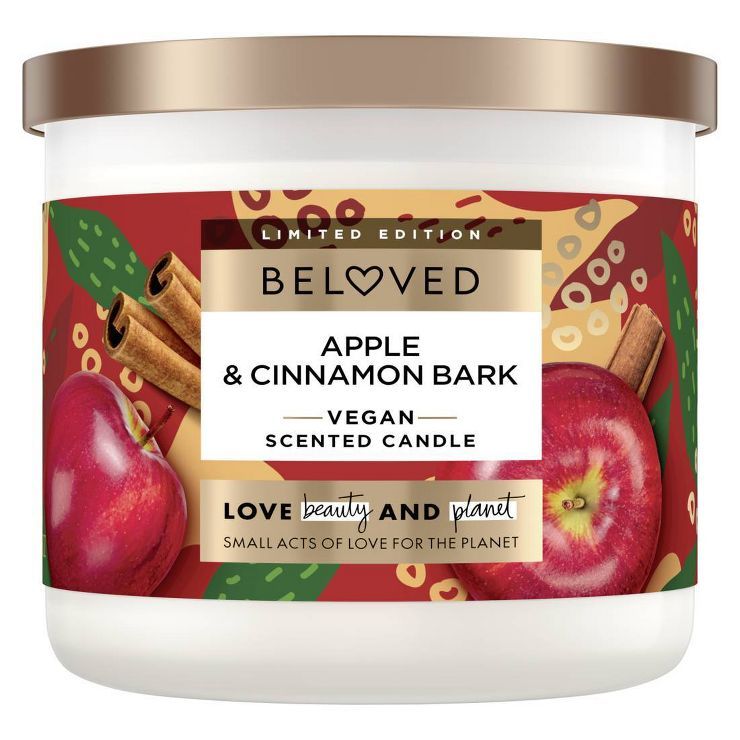 Beloved Apple &#38; Cinnamon Bark Wick Jar Candle - 15oz | Target