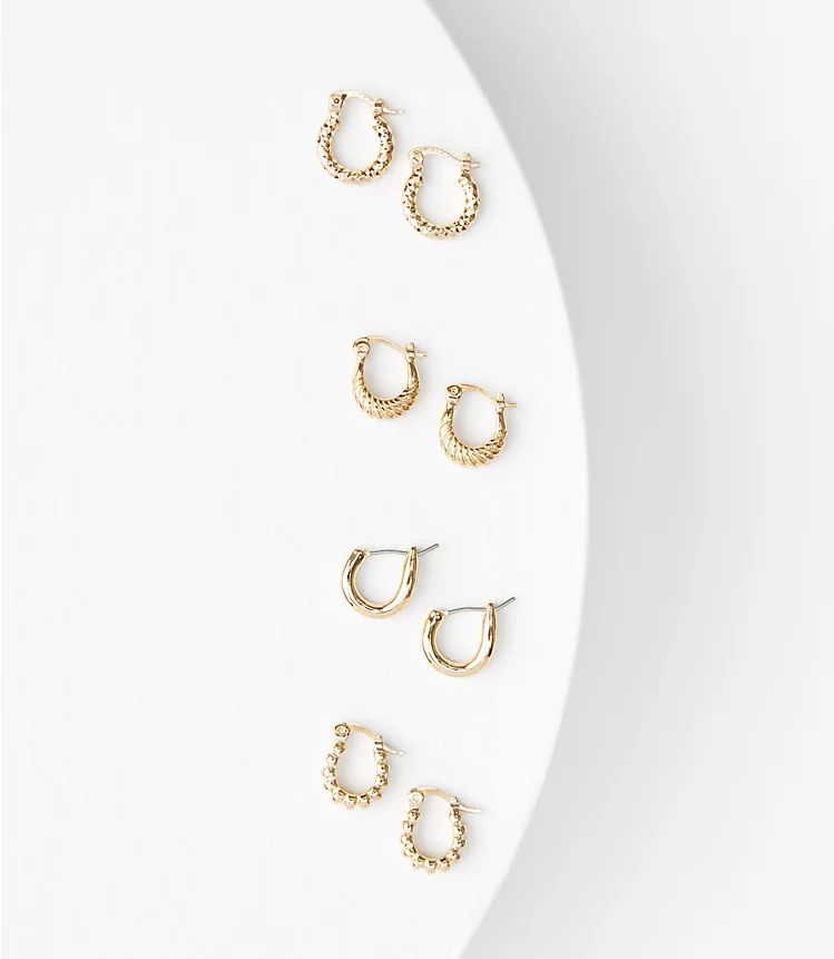 Twist Huggie Earring Set | LOFT