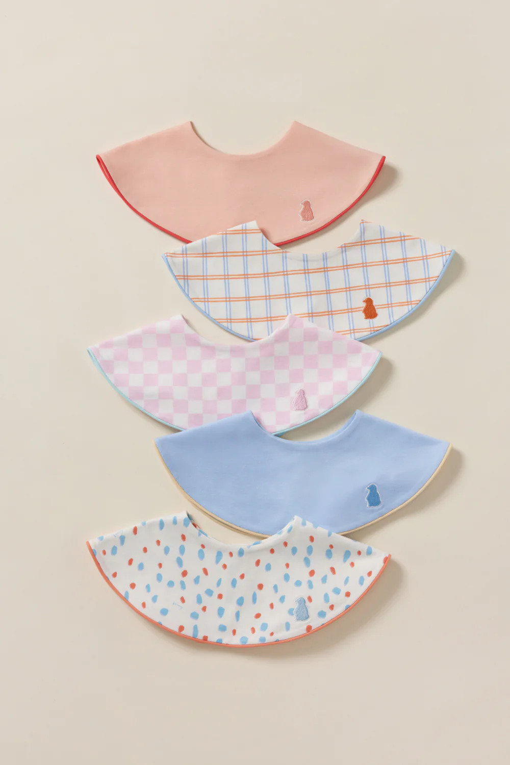Konny Bib Piped Edge (0-2Y) | Konny Baby