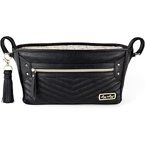 Itzy Ritzy Adjustable Stroller Caddy with Tassel – Stroller Organizer Featuring Two Built-in Pockets | Amazon (US)