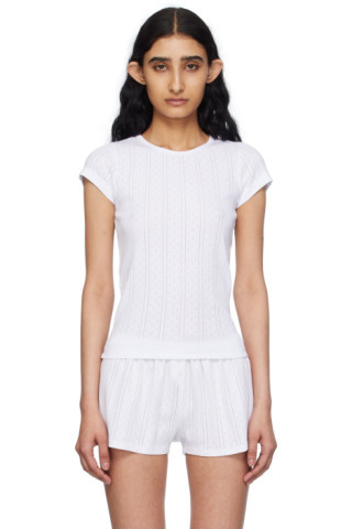 Cou Cou - White 'The Baby Regular' T-Shirt | SSENSE