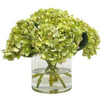 Antiqued Green Hydrangea Faux Arrangement | Cailini Coastal