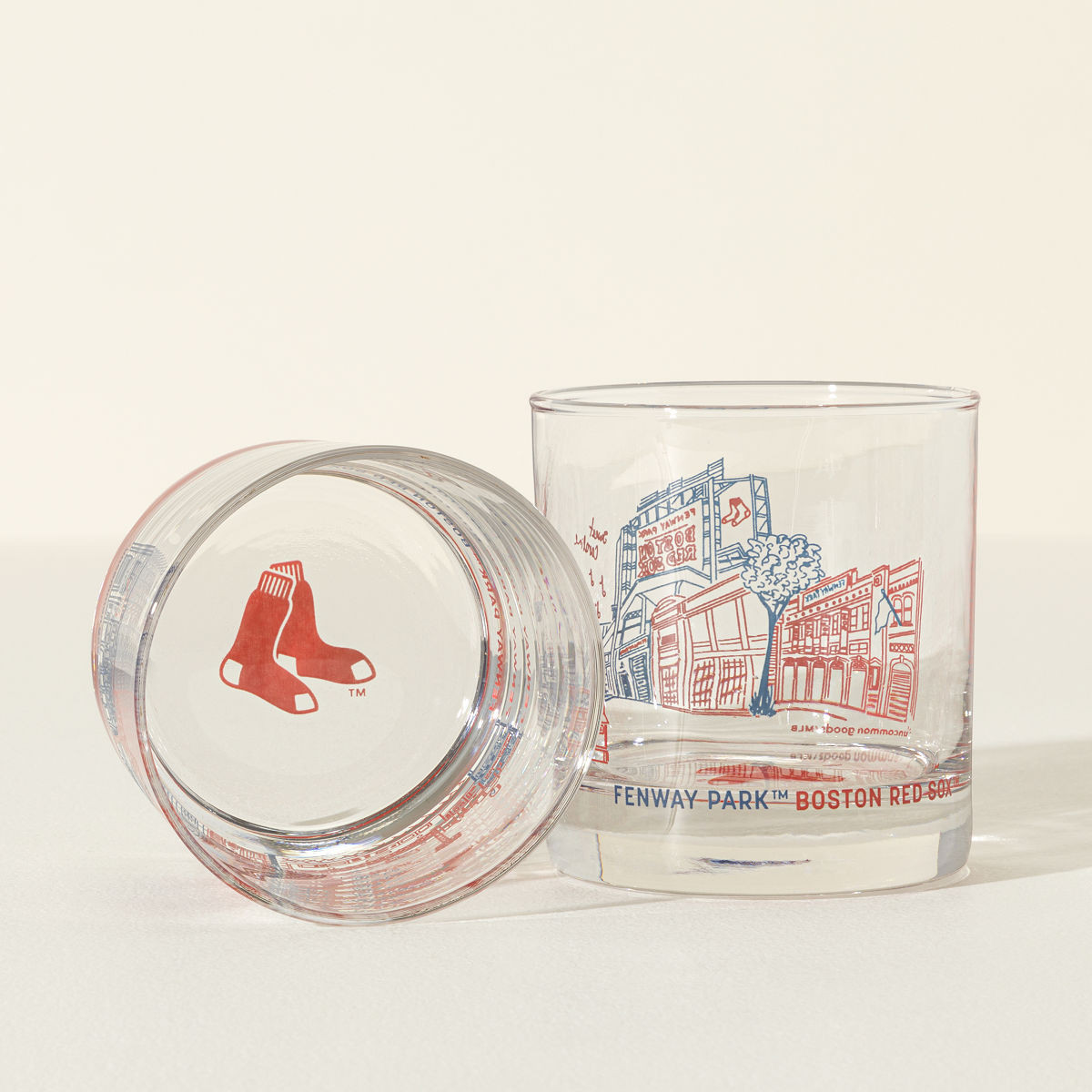 MLB Stadiumscape Rocks Glasses - Set of 2 | UncommonGoods