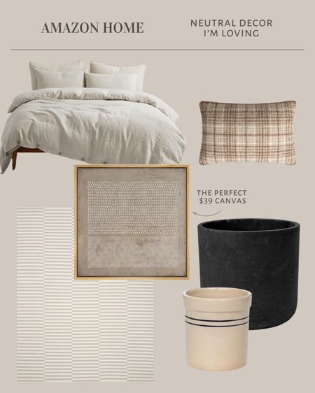 Neutral home decor from Amazon - love that these can be mixed and matched SO easily with existing decor! 



#LTKFindsUnder100 #LTKHome #LTKFindsUnder50