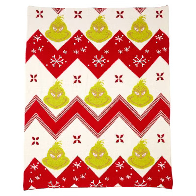 The Grinch Knit Throw Blanket | Target