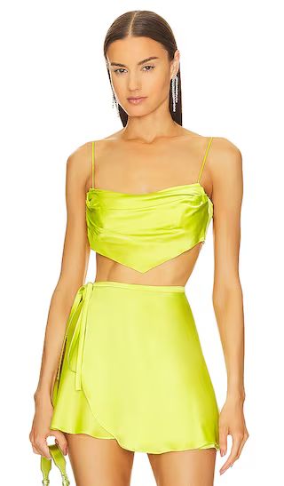 Anneli Top in Lime | Revolve Clothing (Global)