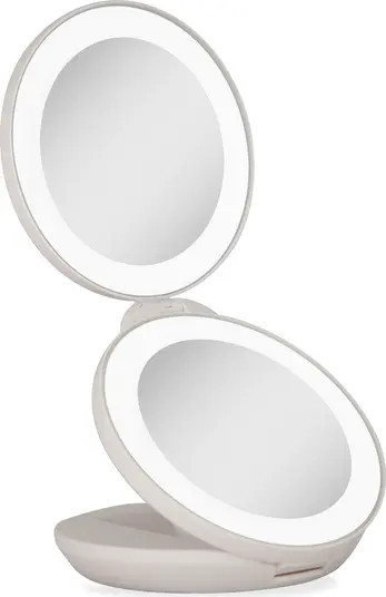 Lighted Travel Mirror with Magnification & Folding-to-Compact | Nordstrom
