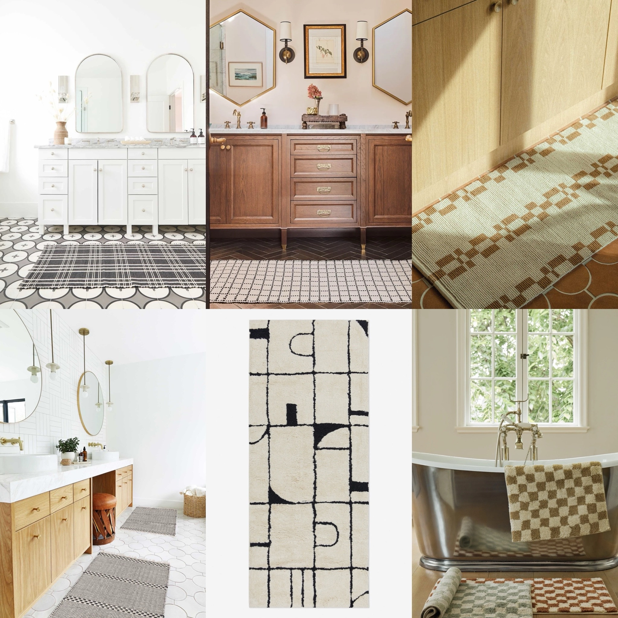 New! These exclusive designer bath mats will elevate any space with a touch of chicness and style thanks to their unique geometric designs and color ways. 100% of cotton.  

#LTKGiftGuide #LTKHome