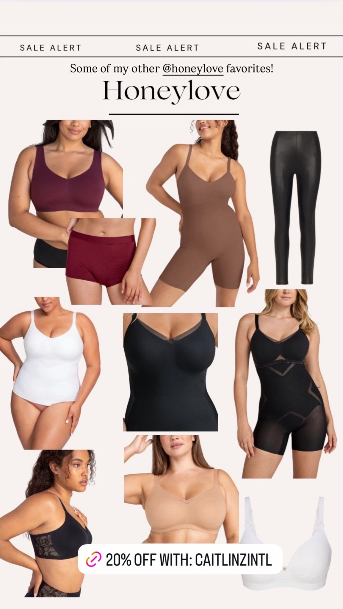Wardrobe staples - shapewear, wireless bras and more from @Honeylove. Take 20% off with CAITLINZINTL

#LTKSaleAlert #LTKSeasonal #LTKselfcare