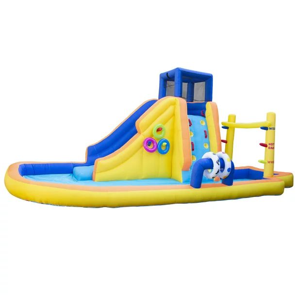 Banzai Inflatable Splash Slide Game Water Park - Climb, Slide & Play 3 Games! - Walmart.com | Walmart (US)