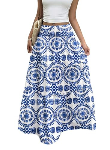 Women's Boho Flowy Maxi Skirts | Amazon (US)