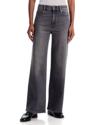 Paige Anessa High Rise Wide Leg Jeans in Malibu Mist | Bloomingdale's (US)