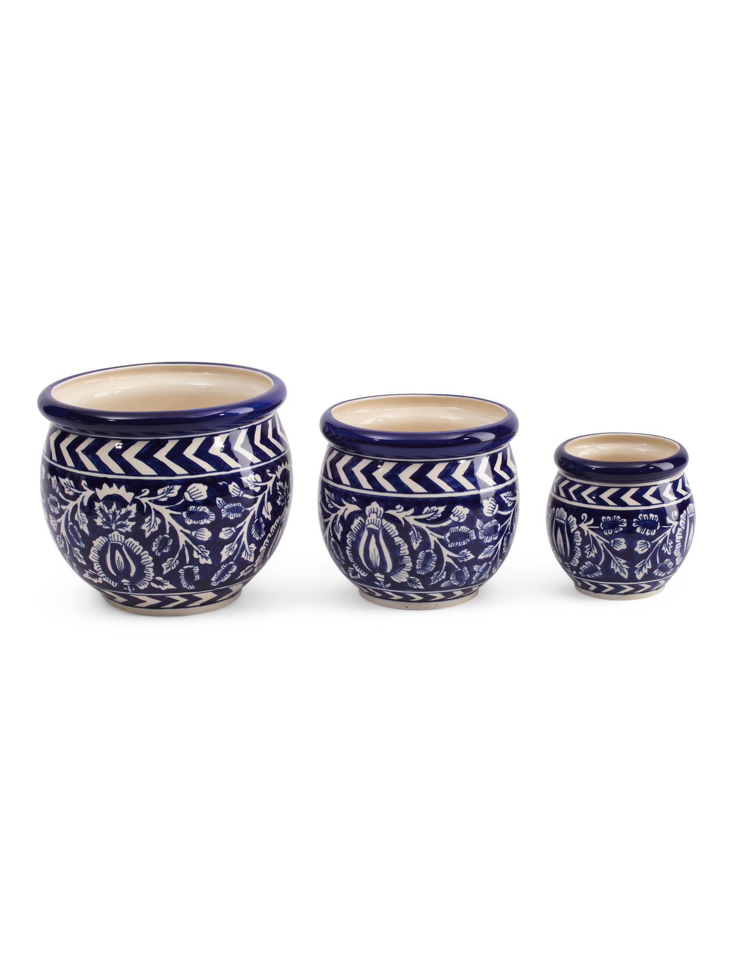 3pc Talavera Ceramic Planters | Plants & Planters | Marshalls | Marshalls