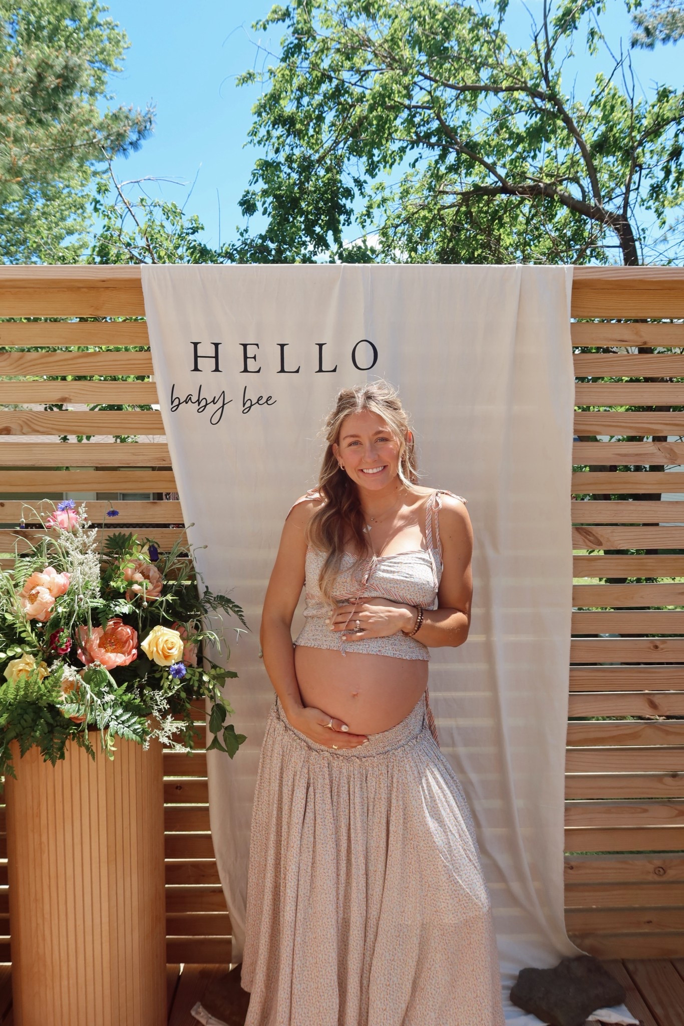 Baby shower outfit!!!! 

Sizing was tough because my chest grew so much!!!! I would say to size up 1 size!!!!

#LTKBump