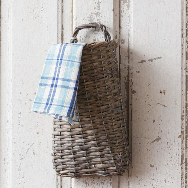 Willow Wicker Hanging Basket | Antique Farm House