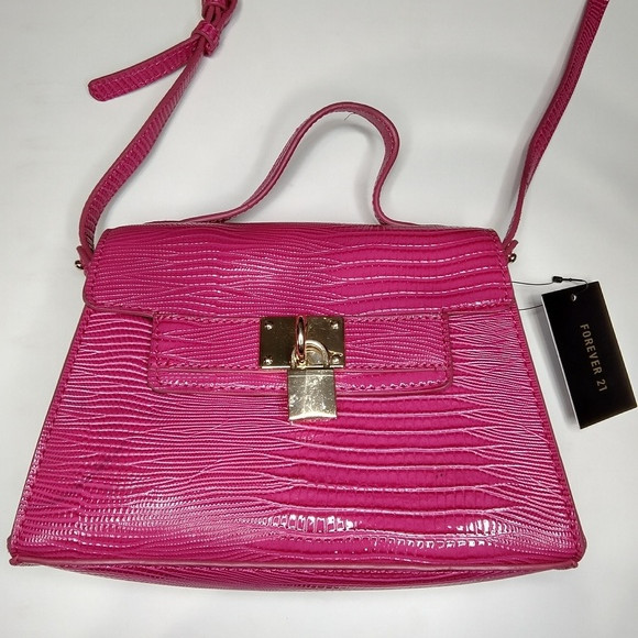 Forever 21 Crossbody Handbag Hot Pink NWT | Poshmark