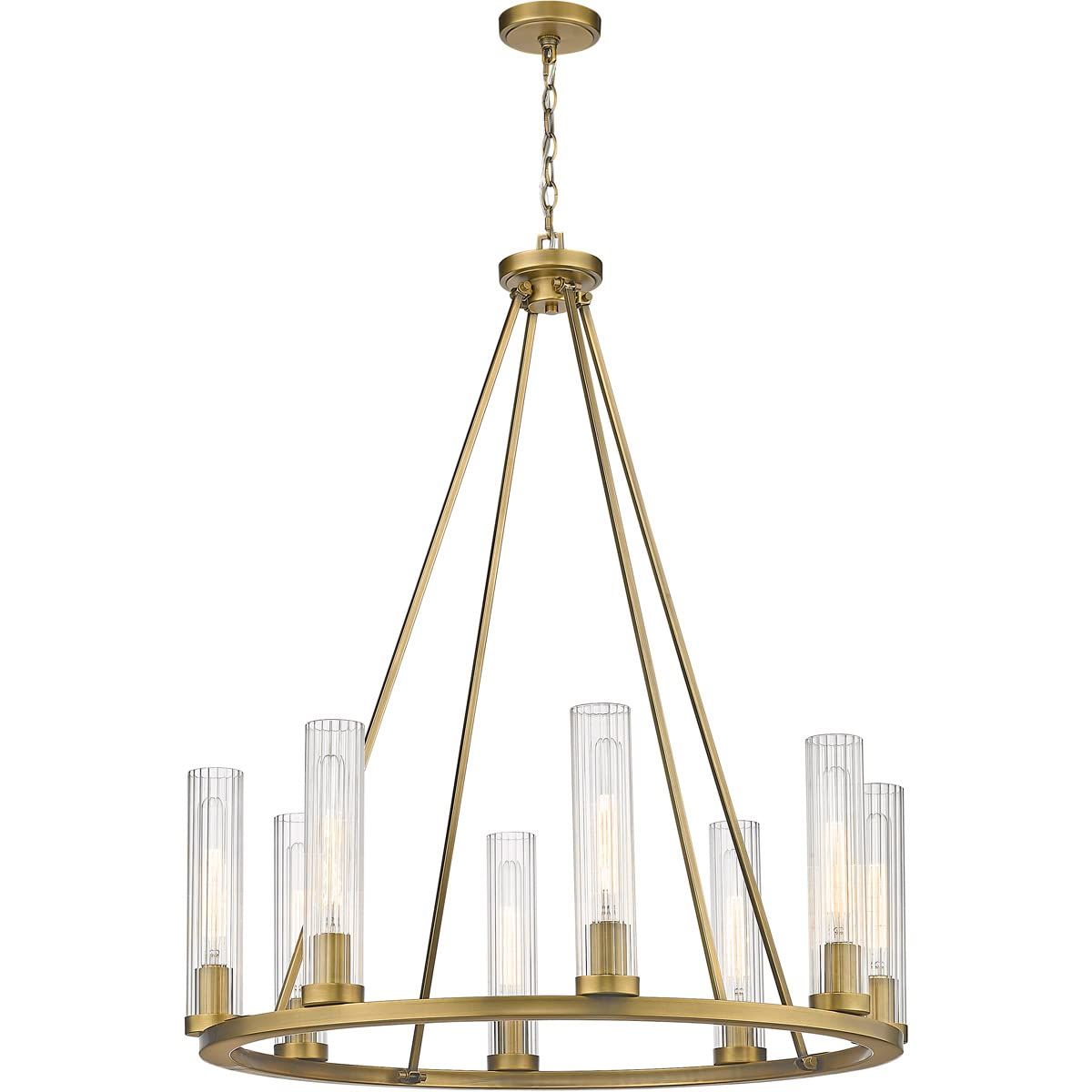 Z-Lite 3031-8RB Beau - 8 Light Chandelier In Transitional Style-40 Inches Tall and 33 Inches Wide... | Amazon (US)