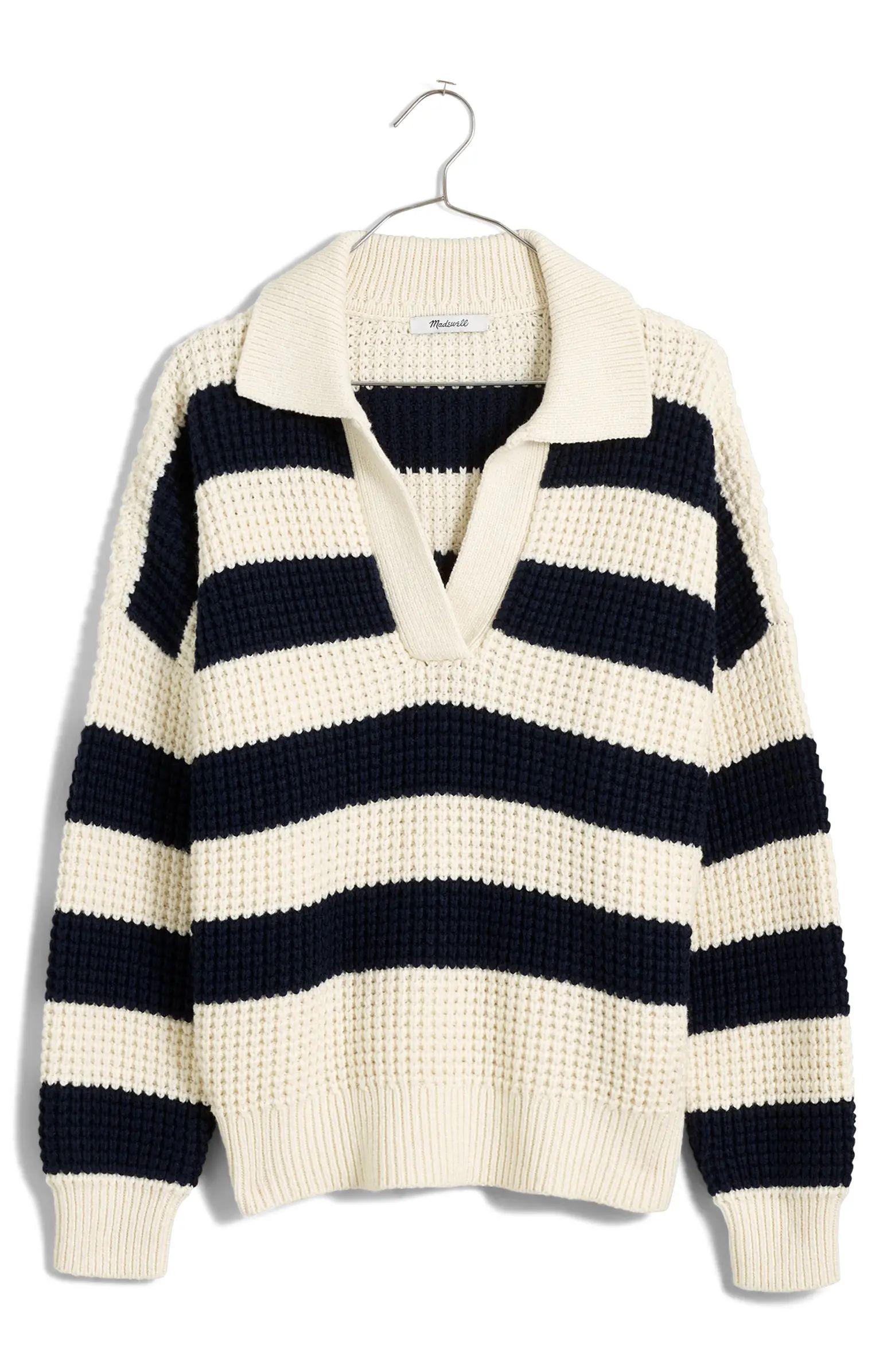 Waffle Knit Henley Sweater | Nordstrom