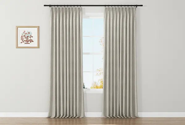 Isabella Heavyweight Polyester Cotton Blend Drapery Ripple Fold | TWOPAGES