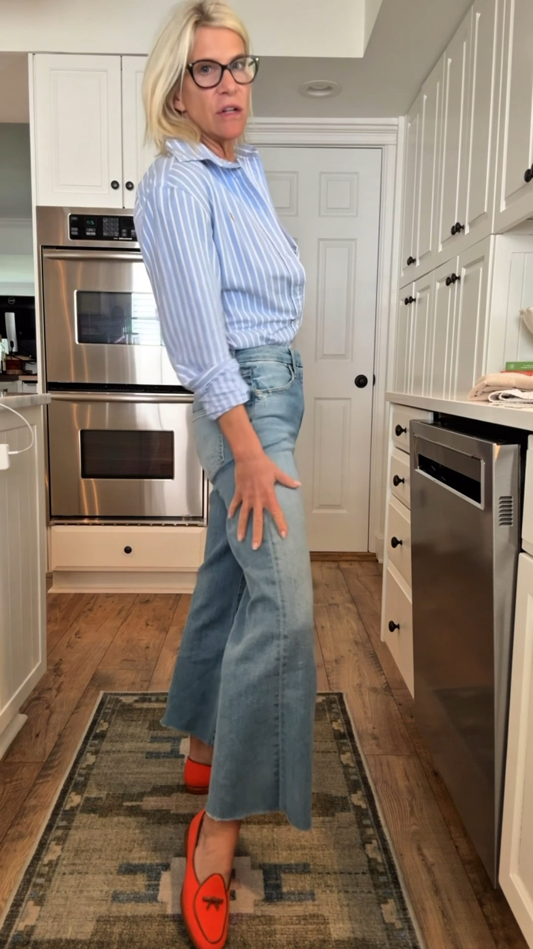 Today’s ootd!  Use a button down shirt as a little extra layer in the summer.  Tuck it in or leave it out!

#LTKootd #LTKOver40 #LTKTravel