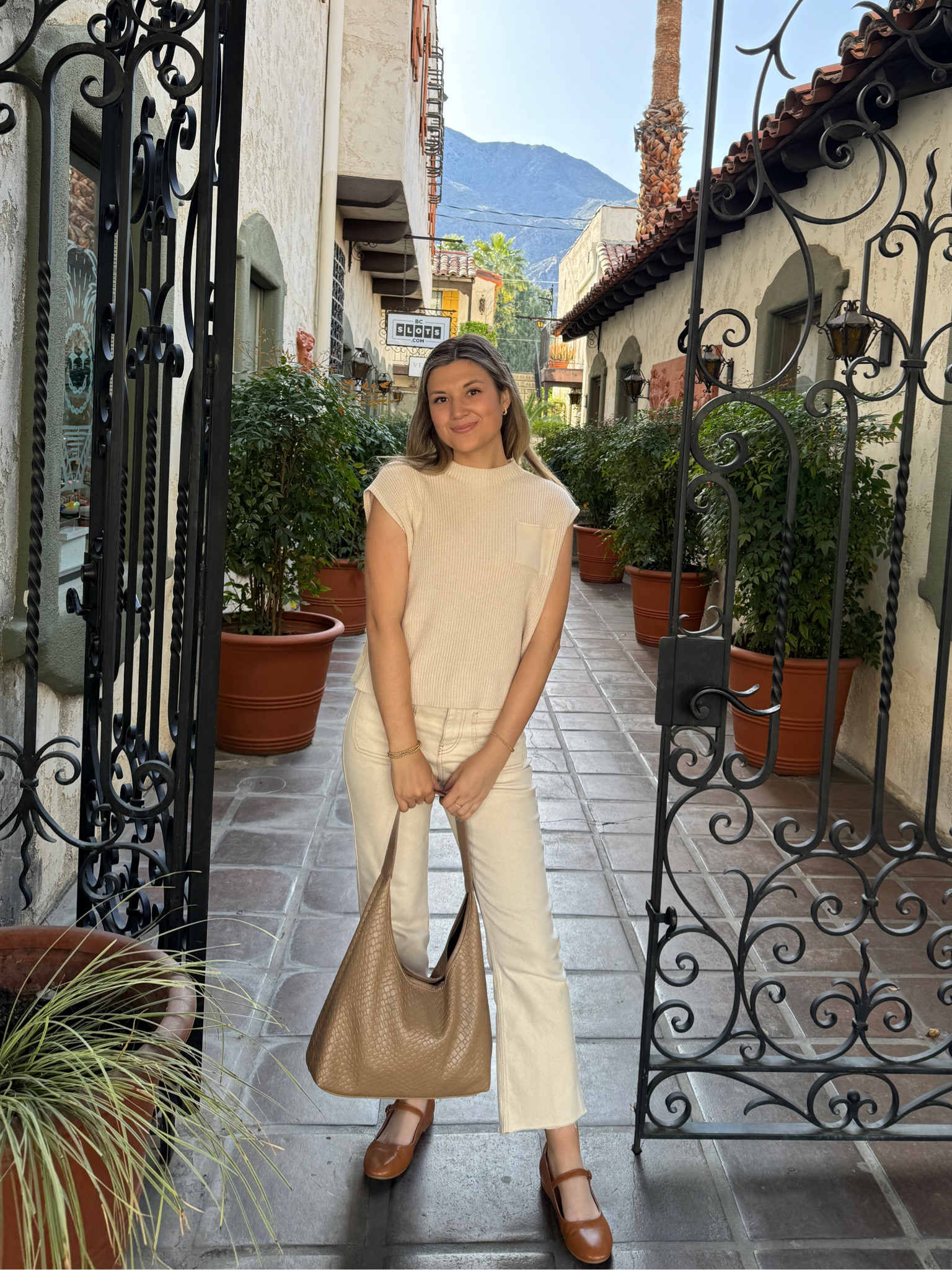 outfit inspo, spring, sweater top, white jeans, ivory jeans, pants, ballet flats, Mary Jane, purse, woven, ulta, amazon, Zara, summer

#LTKsalealert #LTKover40 #LTKtravel