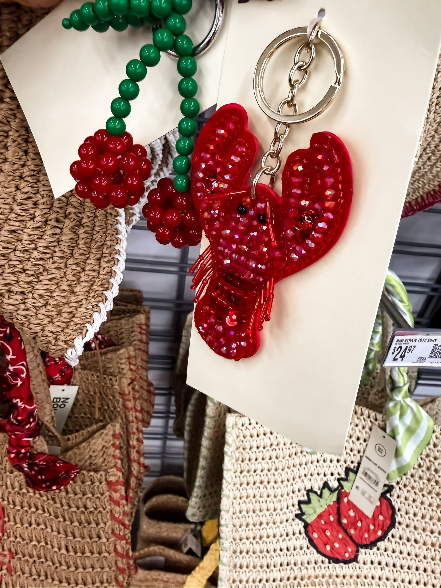 Okay this lobster bag charm is the cutest little summer accessory 🦞❤️ giving coastal grandma meets East Coast vacation energy and it makes any tote feel way more fun and personalized

summer accessories, bag charm trend, coastal style, beach vacation finds, lobster charm, cute handbag accessories, Walmart finds, coastal grandma style, vacation accessories, summer handbag inspo, trendy accessories, affordable fashion finds, themominstyle

#LTKSeasonal #LTKTravel #LTKOver40