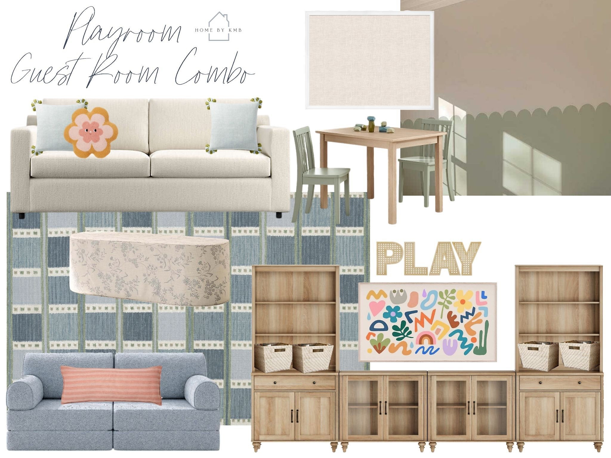 Playroom guest room combo 

#LTKHome