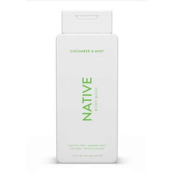 Native Cucumber & Mint Body Wash for Women - 18 fl oz | Target