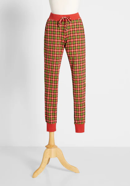 Perfect Plaid Dream Joggers | ModCloth