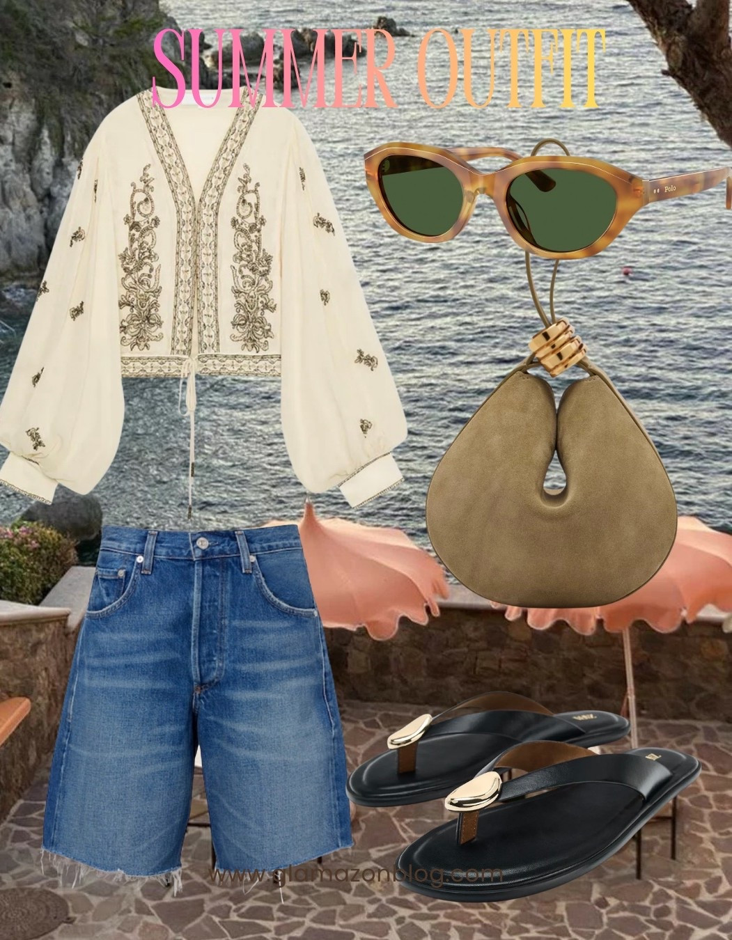 Zara outfit, Ralph Lauren sunglasses, Zara shoes, denim Bermuda

#LTKsummer #LTKuk #LTKdatenight