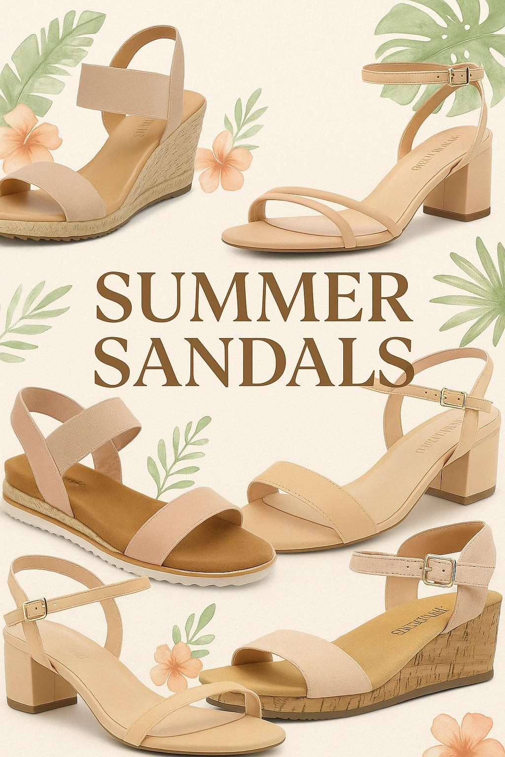 Chic Summer Sandals You’ll Wear Everywhere ☀️👡

From casual beach days to summer weddings, these neutral summer sandals are the perfect mix of comfort and style. Whether you love comfy flats, chic wedges, or elegant block heels, these versatile sandals pair effortlessly with dresses, jeans, shorts, and vacation outfits. The soft neutral tones make them easy to style all season long while keeping your look elevated and timeless. Perfect for resort wear, brunch outfits, travel days, and warm-weather fashion inspo.

#sandals #summersandals #amazonsandals #summerstyle #womensfashion #neutralstyle #beachsandals #wedgeheels #blockheels #vacationoutfits #summerfashion #resortwear #casualchic #fashionfinds #amazonfashion #comfystyle #springfashion #summeroutfits #everydaystyle #sparkdazzle #affiliate #ad