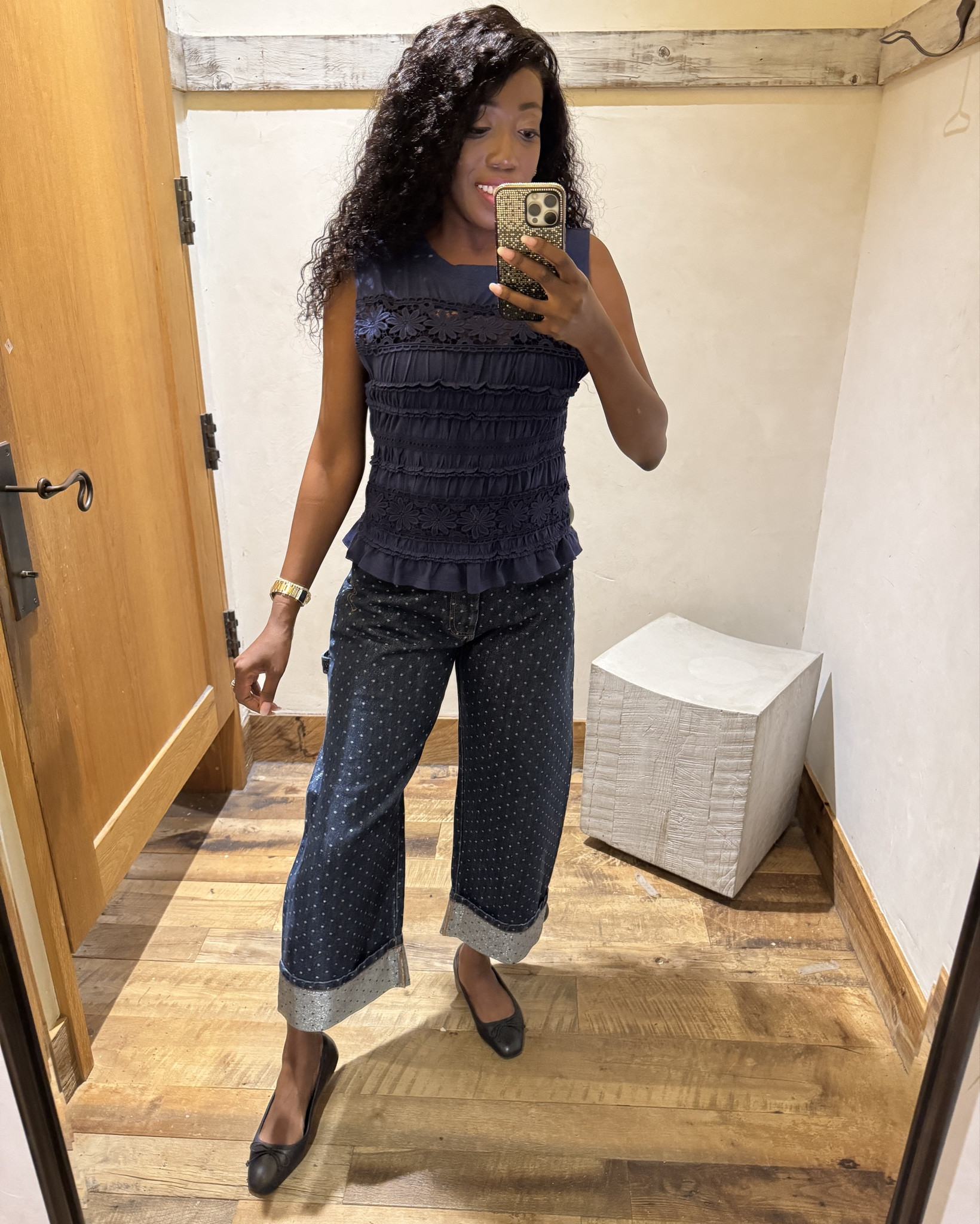 Carpenter Barrel Jeans with Polka Dots 
Wearing a 26. I’m 5’6” in height. 

Casual Outfit, Spring Outfit, Jeans, Ootd, 

#LTKSeasonal 

#LTKOver40 #LTKSaleAlert #LTKootd