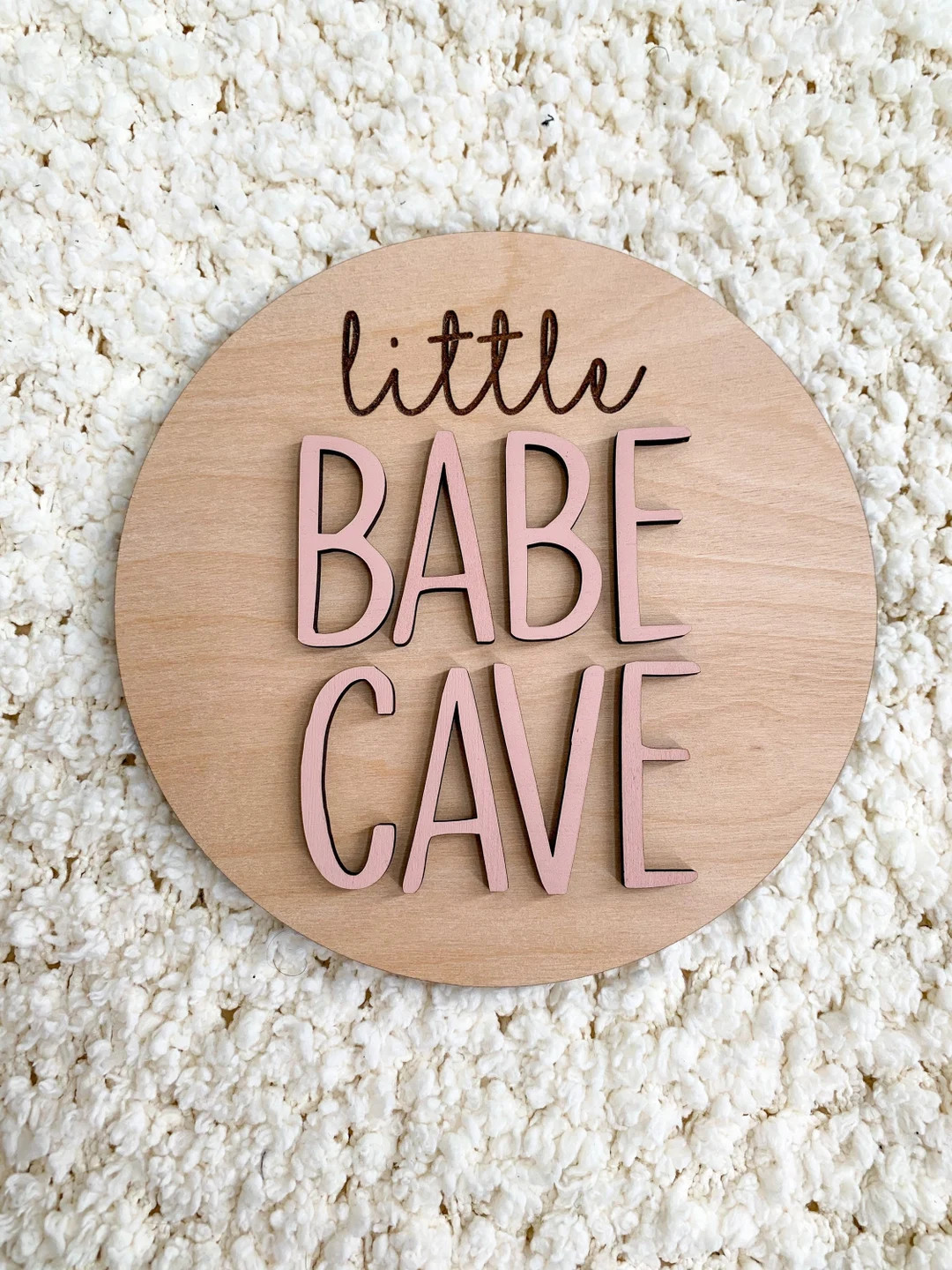 Little Babe Cave Girls Room Sign, Girls Room Wall Decor, Girls Playroom Wall Decor, Baby Girl Nur... | Etsy (US)