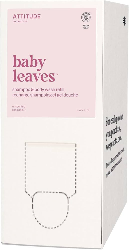 ATTITUDE 2-in-1 Shampoo and Body Wash for Baby, EWG Verified, Dermatologically Tested, Made with ... | Amazon (US)