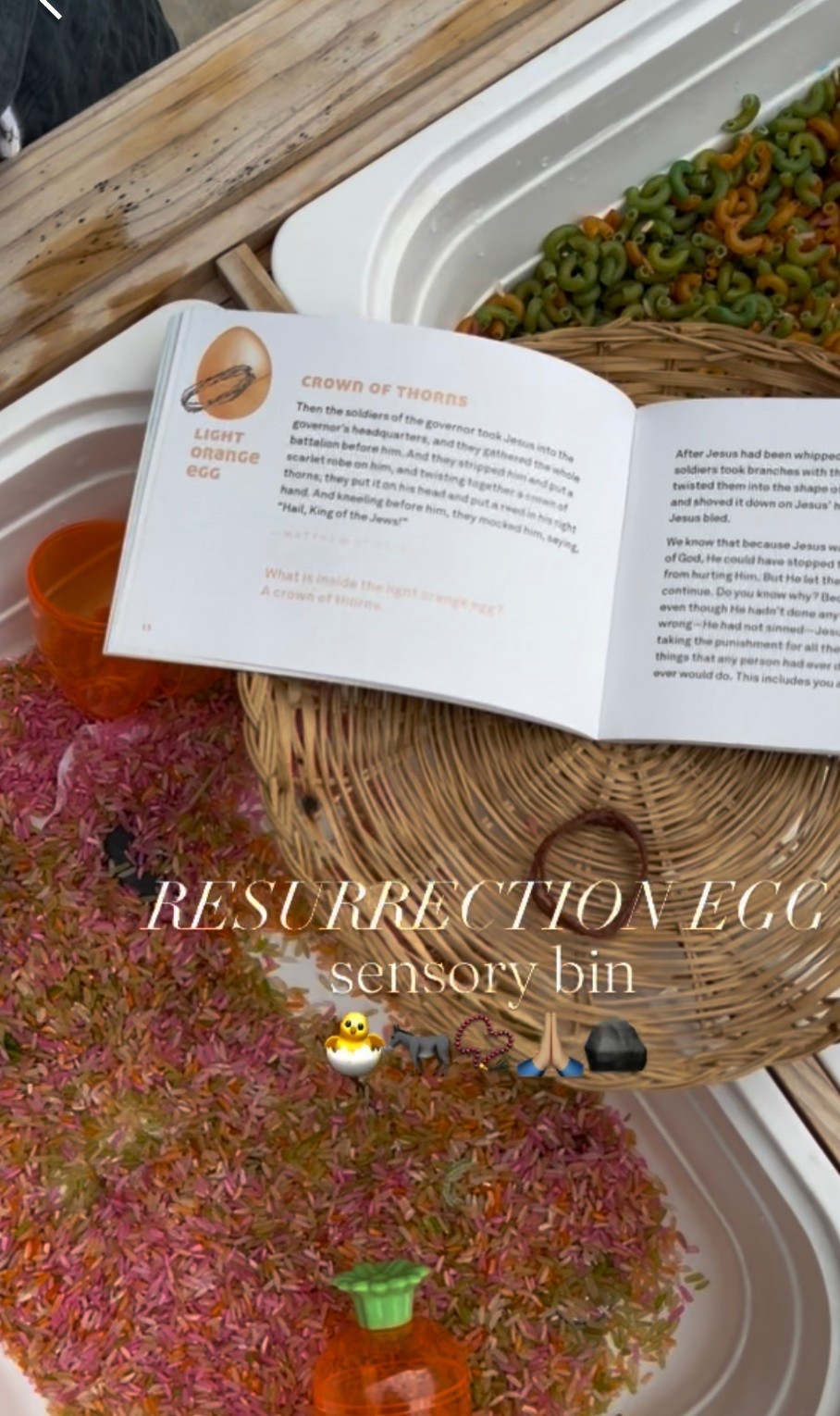 Easter sensory bin! 
