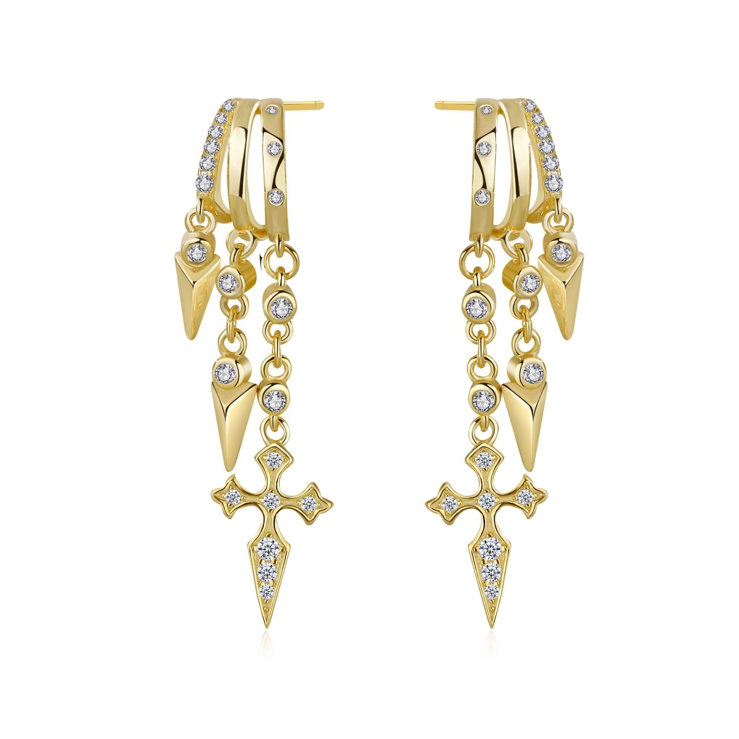 Naxos Earring - Gold | Wolf & Badger (US)