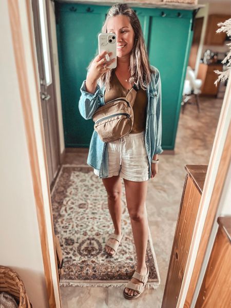 They don’t sell this color of my tank anymore but I linked it in grey and also similar options. My shorts are 3 years old from old navy so I linked this years version and similar as well. These Birkenstocks are also sold out.. I linked my other pair too!

#LTKstyletip #LTKFind #LTKsalealert