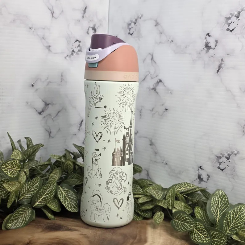 Castle With Princesses, Character Laser Engraved Owala Tumbler Custom Made Cup - Etsy | Etsy (Global)