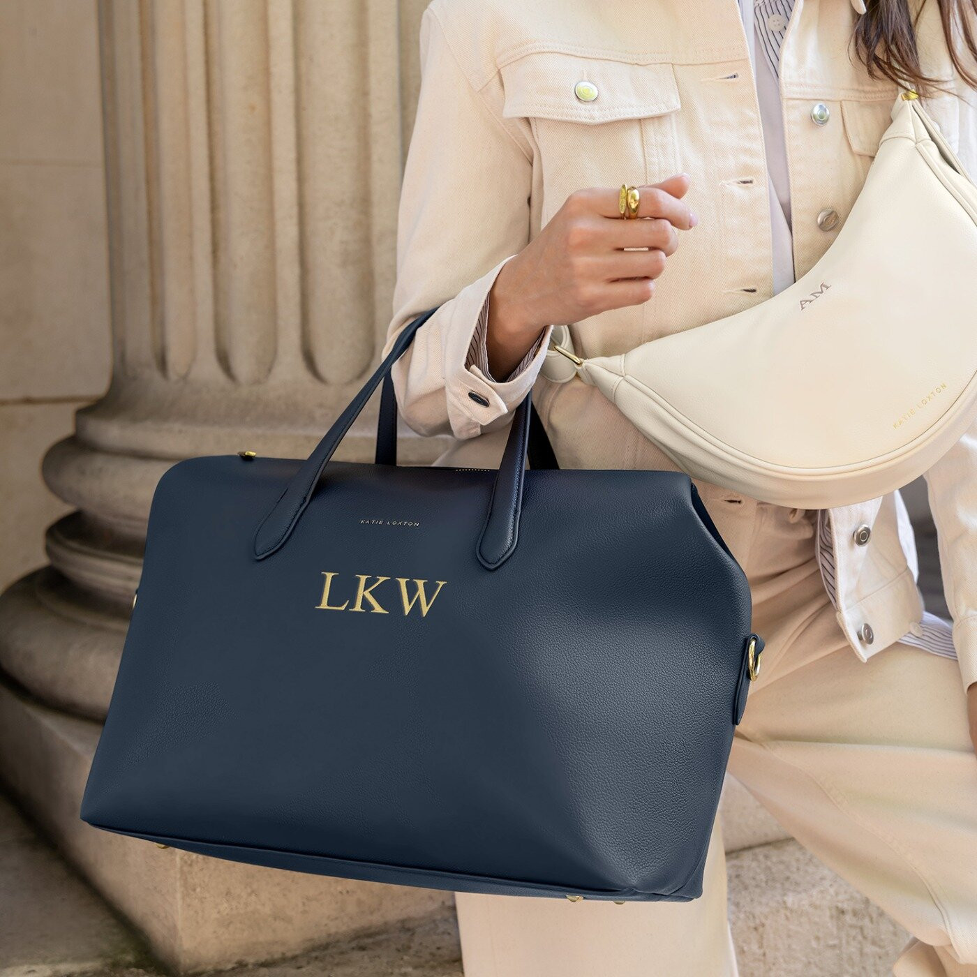 Katie Loxton Milan Cabin Bag In Slate Blue | Katie Loxton Ltd. (UK)