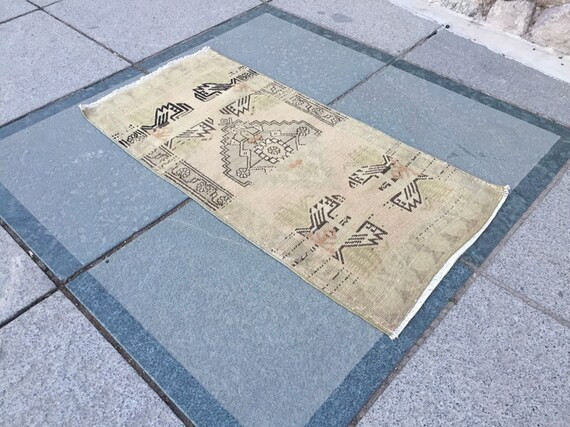 Turkish Small Rug  Oushak Small Vintage Rug  Handmade Door | Etsy | Etsy (US)