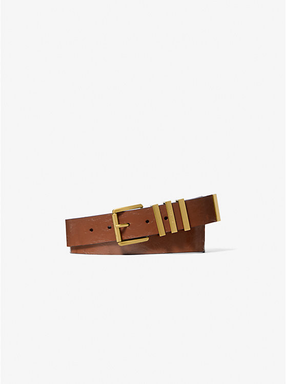 Darrington Crackled Belt | Michael Kors CA