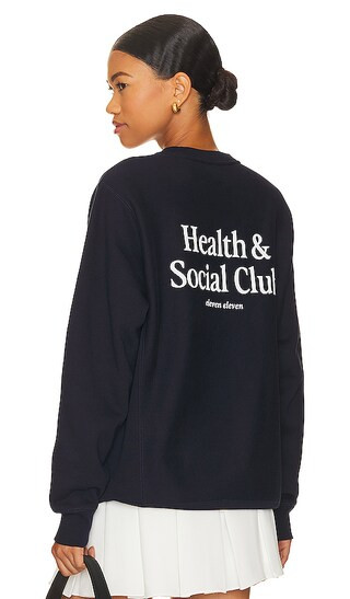 Health & Social Crew in Classic Navy | Revolve Clothing (Global)